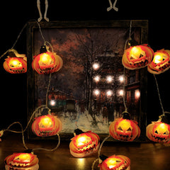 Guirlandes lumineuses colorées pour Halloween