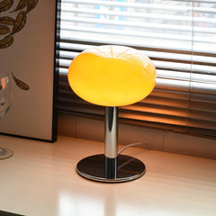 Lámpara de mesa de cristal color macaron