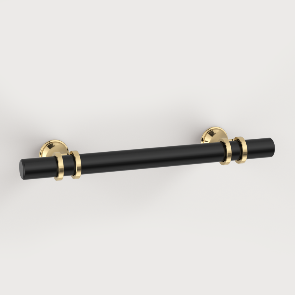 JIASENBAO 10-Pack Gold Cabinet Pulls - 3.75" Hole Center, Brushed Brass, Zinc Alloy - View #7